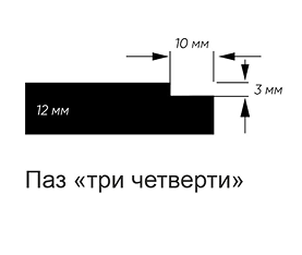 Паз три четверти